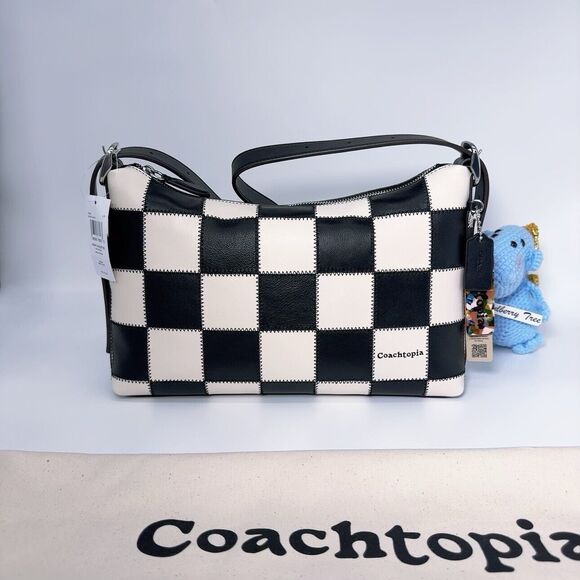 Coach Handbags - Coach CBE00 Alter/Ego Shoulder Bag In Checkerboard Upcrafted Leather Coachtopia